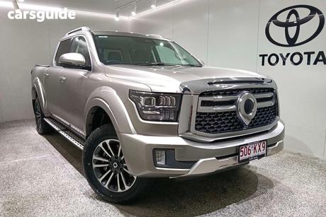 Silver 2024 GWM Cannon Alpha Dual Cab Utility Ultra Hybrid (4X4)