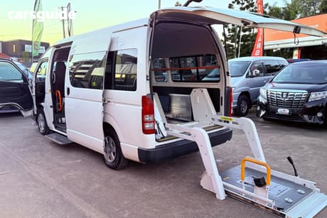 White 2012 Toyota HiAce Wagon WELCAB