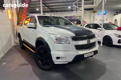 White 2016 Holden Colorado Crew Cab Chassis Ls (4X4)