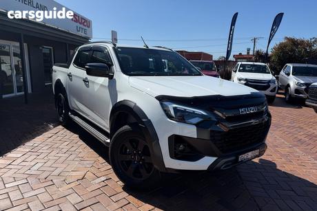 White 2026 Isuzu D-MAX Crew Cab Utility X-Terrain (4X4)