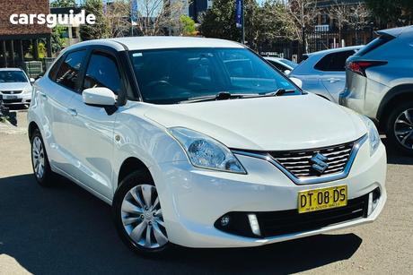 White 2017 Suzuki Baleno Hatchback Gl