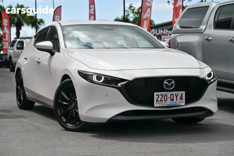 White 2026 Mazda Mazda3 Hatchback G25 Astina
