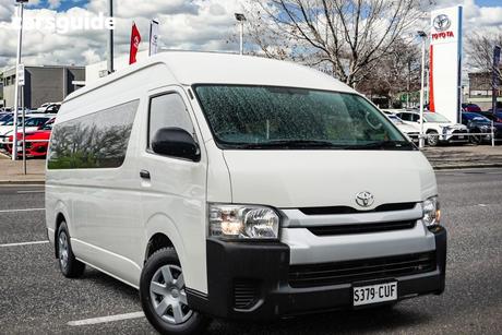 White 2018 Toyota HiAce Bus Commuter