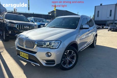 Silver 2015 BMW X3 Wagon Xdrive 20D