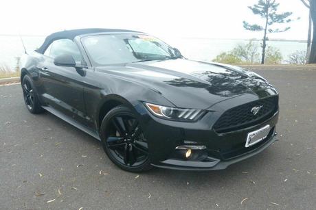 Black 2015 Ford Mustang Convertible 2.3 Gtdi