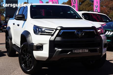 White 2023 Toyota Hilux Double Cab Pick Up Rogue (4X4)