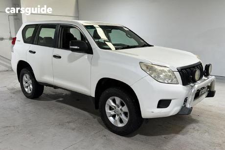 White 2009 Toyota Landcruiser Prado Wagon Gx (4X4)