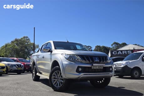 Silver 2018 Mitsubishi Triton Dual Cab Utility Gls (4X4)