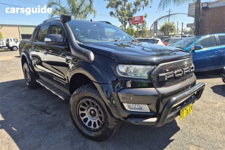 Black 2017 Ford Ranger Dual Cab Pick-up Wildtrak 3.2 (4X4)