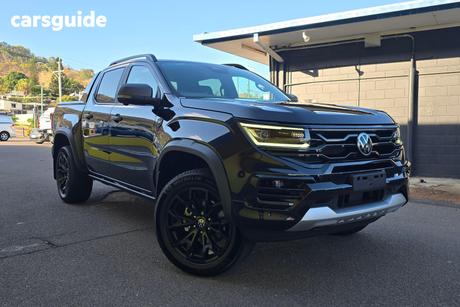 Black 2026 Volkswagen Amarok Dual Cab Utility Style Tdi600 4Motion