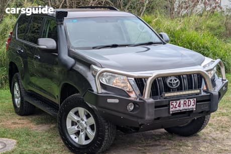 Grey 2014 Toyota Landcruiser Prado Wagon Gxl (4X4)