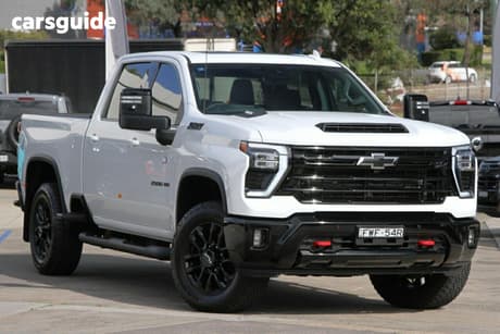 White 2025 Chevrolet Silverado HD Ute Tray LTZ PREMIUM W/TECH PACK 4X4