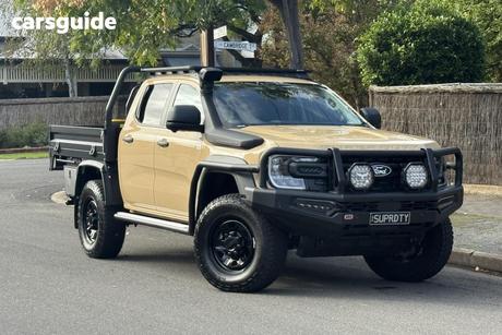 Beige 2026 Ford Ranger Dual Cab Chassis Super Duty (4X4)