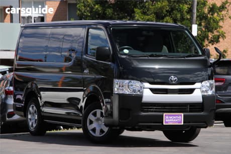 Black 2021 Toyota HiAce Commercial DX (CAMPER KIT)