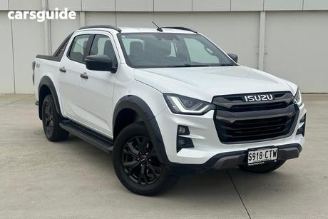 White 2022 Isuzu D-MAX Crew Cab Utility X-Terrain (4X4)