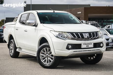 White 2018 Mitsubishi Triton Dual Cab Utility Gls (4X4)