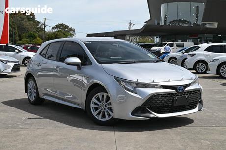 Silver 2023 Toyota Corolla Hatchback Ascent Sport
