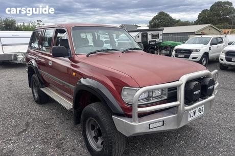 Red 1992 Toyota Landcruiser Wagon Gxl (4X4)