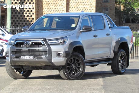 Silver 2025 Toyota Hilux Double Cab Pick Up Rogue 48V (4X4)