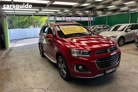 Red 2016 Holden Captiva Wagon 7 Ltz (Awd)