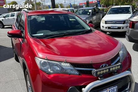 Red 2015 Toyota RAV4 Wagon Gxl (4X4)