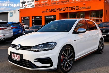 White 2019 Volkswagen Golf Hatch R AU MY20