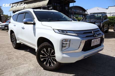 White 2021 Mitsubishi Pajero Sport Wagon Exceed (4X4) 7 Seat