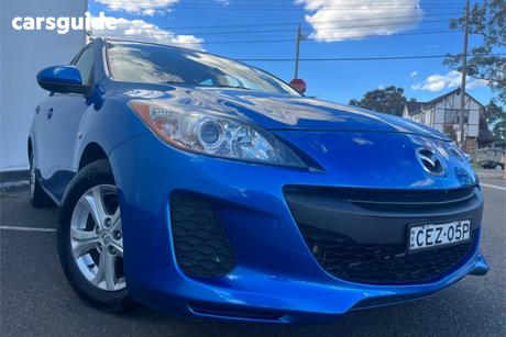 Blue 2012 Mazda 3 Hatchback Neo