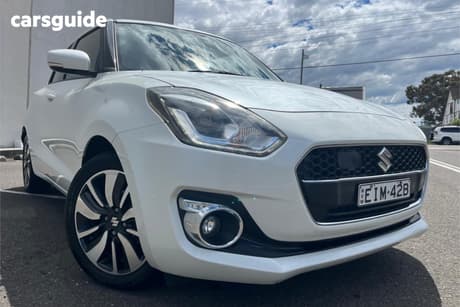 White 2018 Suzuki Swift Hatchback Glx Turbo