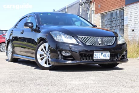 Black 2008 Toyota Crown Sedan SPECIAL
