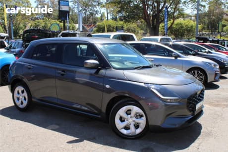 Grey 2024 Suzuki Swift Hatchback Hybrid Plus