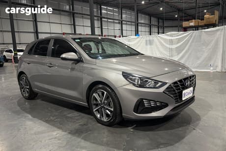 Grey 2021 Hyundai I30 Hatchback Active