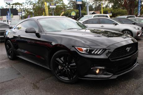 Black 2018 Ford Mustang Coupe Fastback 2.3 Gtdi (5 Yr)