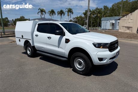 White 2018 Ford Ranger Double Cab Chassis Xl 3.2 (4X4)