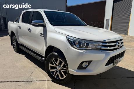 White 2016 Toyota Hilux Dual Cab Utility Sr5 (4X4)