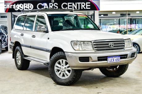 White 2003 Toyota Landcruiser Wagon Gxl (4X4)