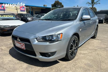 Silver 2007 Mitsubishi Lancer Sedan Vr