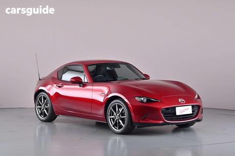 Red 2021 Mazda MX-5 Convertible Rf Gt