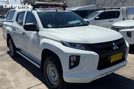White 2019 Mitsubishi Triton Double Cab Pick Up Glx Adas