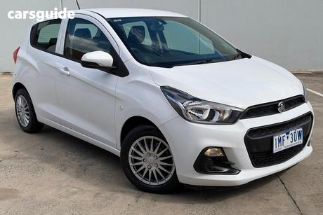 White 2017 Holden Spark Hatchback Ls
