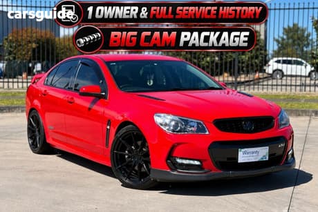 Red 2016 Holden Commodore Sedan Ss-V