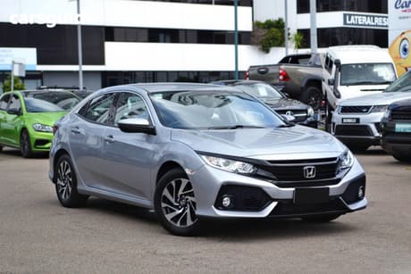 Silver 2019 Honda Civic Hatchback Vti-S