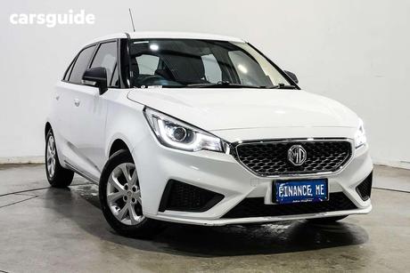 White 2022 MG MG3 Hatchback Core