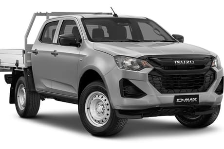 Silver 2026 Isuzu D-MAX Crew Cab Chassis Sx (4X4)