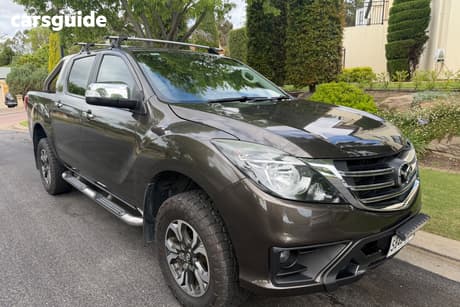 Brown 2019 Mazda BT-50 Dual Cab Utility Gt (4X4) (5Yr)