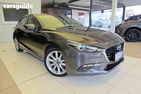 Grey 2017 Mazda 3 Hatchback Sp25 Gt