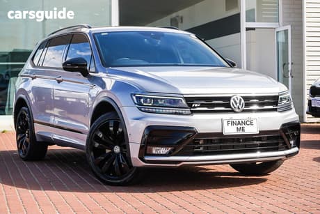 Silver 2021 Volkswagen Tiguan Wagon Allspace 162Tsi Wolfsburg Edtn