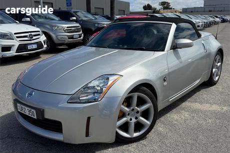 Silver 2005 Nissan 350Z Convertible Roadster Touring