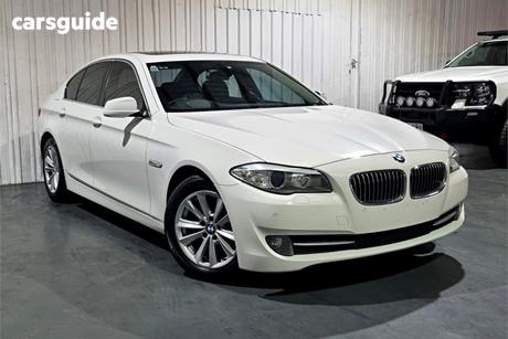 White 2011 BMW 520D Sedan 20D