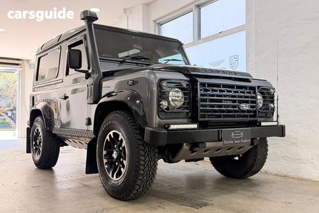 Grey 2015 Land Rover Defender Wagon 90 Adventure Edition
